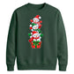 Cute stacked snowmen gift box Christmas Unisex Sweatshirt