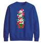 Cute stacked snowmen gift box Christmas Unisex Sweatshirt