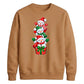 Cute stacked snowmen gift box Christmas Unisex Sweatshirt