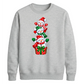 Cute stacked snowmen gift box Christmas Unisex Sweatshirt