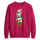 Cute stacked snowmen gift box Christmas Unisex Sweatshirt