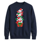 Cute stacked snowmen gift box Christmas Unisex Sweatshirt