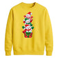 Cute stacked snowmen gift box Christmas Unisex Sweatshirt