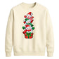 Cute stacked snowmen gift box Christmas Unisex Sweatshirt