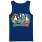 Cute Surfing Ducks Good Vibes Summer Graphic Men Tank Top