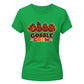 Cute turkey gobble crew graphic Thanksgiving Ladies T-Shirt