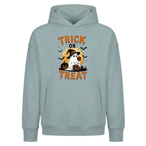 Cute witch hat ghost lollipop Halloween Oversized Hoodie