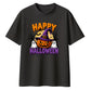 Cute witch pumpkin ghost graphic Halloween Oversized t-shirt