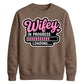 Witty Loading Bar Slogan Engagement Bride Unisex Sweatshirt