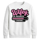 Witty Loading Bar Slogan Engagement Bride Unisex Sweatshirt