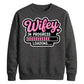 Witty Loading Bar Slogan Engagement Bride Unisex Sweatshirt