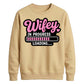 Witty Loading Bar Slogan Engagement Bride Unisex Sweatshirt