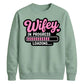 Witty Loading Bar Slogan Engagement Bride Unisex Sweatshirt