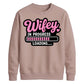 Witty Loading Bar Slogan Engagement Bride Unisex Sweatshirt