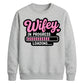Witty Loading Bar Slogan Engagement Bride Unisex Sweatshirt