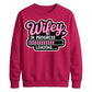 Witty Loading Bar Slogan Engagement Bride Unisex Sweatshirt