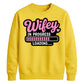 Witty Loading Bar Slogan Engagement Bride Unisex Sweatshirt
