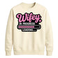 Witty Loading Bar Slogan Engagement Bride Unisex Sweatshirt