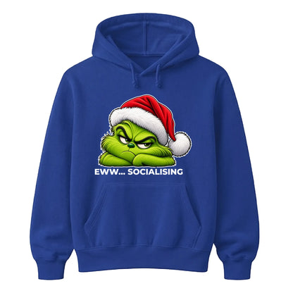 Cynical antisocial quote holiday Christmas Unisex Hoodie
