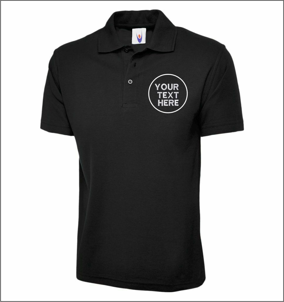 Custom Embroidered Men Polo Tshirt, Personalised Text/Design Shirt, Digitized Company Logo Monogrammed Polo Tee, Special Gift for Golf Lover