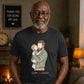 Custom Names Dad & Son Fathers Day Printed Style T-Shirt