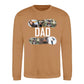 Dad Four Photo Collage Keepsake Father's Day Sweatshirt