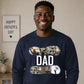Dad Four Photo Collage Keepsake Father's Day Sweatshirt