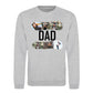 Dad Four Photo Collage Keepsake Father's Day Sweatshirt
