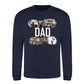 Dad Four Photo Collage Keepsake Father's Day Sweatshirt