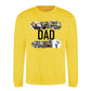 Dad Four Photo Collage Keepsake Father's Day Sweatshirt