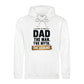 Dad Man The Myth The Legend Printed Father's Day Hoodie