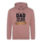Dad Man The Myth The Legend Printed Father's Day Hoodie