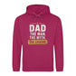 Dad Man The Myth The Legend Printed Father's Day Hoodie