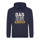Dad Man The Myth The Legend Printed Father's Day Hoodie