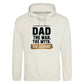 Dad Man The Myth The Legend Printed Father's Day Hoodie