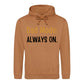 Dad Mode Always On Witty Bold Style Father's Day Hoodie