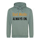 Dad Mode Always On Witty Bold Style Father's Day Hoodie