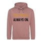 Dad Mode Always On Witty Bold Style Father's Day Hoodie