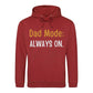 Dad Mode Always On Witty Bold Style Father's Day Hoodie