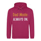 Dad Mode Always On Witty Bold Style Father's Day Hoodie