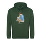 Custom Names Dad & Son Fathers Day Printed Hoodie
