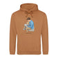 Custom Names Dad & Son Fathers Day Printed Hoodie