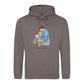 Custom Names Dad & Son Fathers Day Printed Hoodie