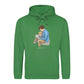 Custom Names Dad & Son Fathers Day Printed Hoodie