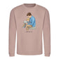 Custom Names Dad & Son Fathers Day Printed Unisex sweatshirt