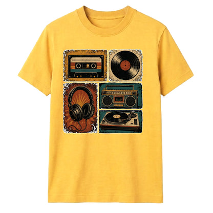 Retro Unisex T-Shirt Vintage Music Graphic Tee