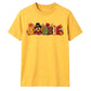 Fall GOBBLE turkey block text Thanksgiving Unisex T-Shirt