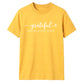 Grateful for little things text Thanksgiving Unisex T-Shirt