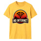 Retro Desert Sunset No Internet Graphic Unisex T-Shirt