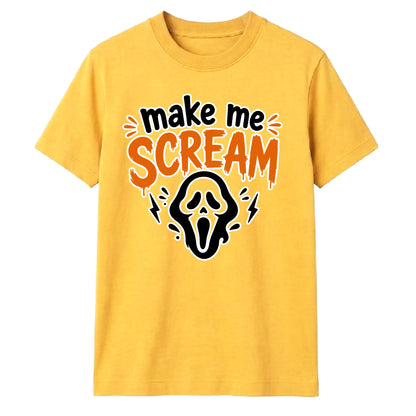 Scary movie mask quote graphic Halloween Unisex t-shirt